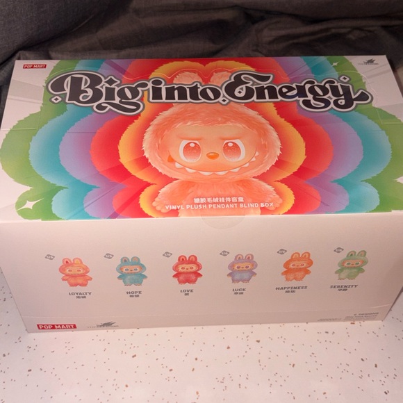 Pop Mart Big into Energy Plush Pendant Blind Box